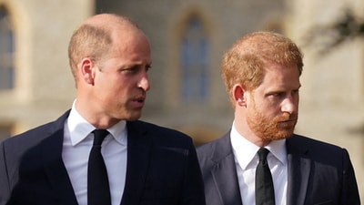 Harry will return to the UK in September, but a royal expert says his fractured bond with William shows no sign of healing despite hopes of seeing King Charles. (AFP) Harry will return to the UK in September, but a royal expert says his fractured bond with William shows no sign of healing despite hopes of seeing King Charles. (AFP)