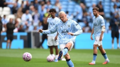 Manchester City face Tottenham Saturday at 7:30 a.m. ET in an early-season Premier League test. (REUTERS)