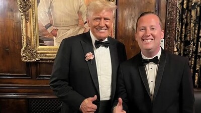 Donald Trump with recently appointed US Ambassador to India Sergio Gor Donald Trump with recently appointed US Ambassador to India Sergio Gor