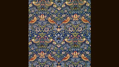 Strawberry Thief, one of Morris’s most popular designs. (William Morris Gallery) Strawberry Thief, one of Morris’s most popular designs. (William Morris Gallery)