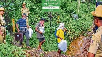 The temple town of Dharmasthala drew focus last month after a former sanitation worker alleged in a police complaint on July 3 that he had buried bodies of multiple women who were allegedly raped and murdered. (HT_PRINT) The temple town of Dharmasthala drew focus last month after a former sanitation worker alleged in a police complaint on July 3 that he had buried bodies of multiple women who were allegedly raped and murdered. (HT_PRINT)