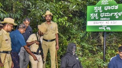 The complainant had alleged that there were multiple murders, rapes and burials in Dharmasthala over a period of the past two decades. (PTI) The complainant had alleged that there were multiple murders, rapes and burials in Dharmasthala over a period of the past two decades. (PTI)