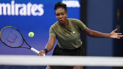 Venus Williams trains prior to the start of the US Open at USTA Billie Jean King National Tennis Centre. (Getty Images via AFP) Venus Williams trains prior to the start of the US Open at USTA Billie Jean King National Tennis Centre. (Getty Images via AFP)