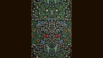 Wallpaper designed by William Morris. (William Morris Gallery) Wallpaper designed by William Morris. (William Morris Gallery)
