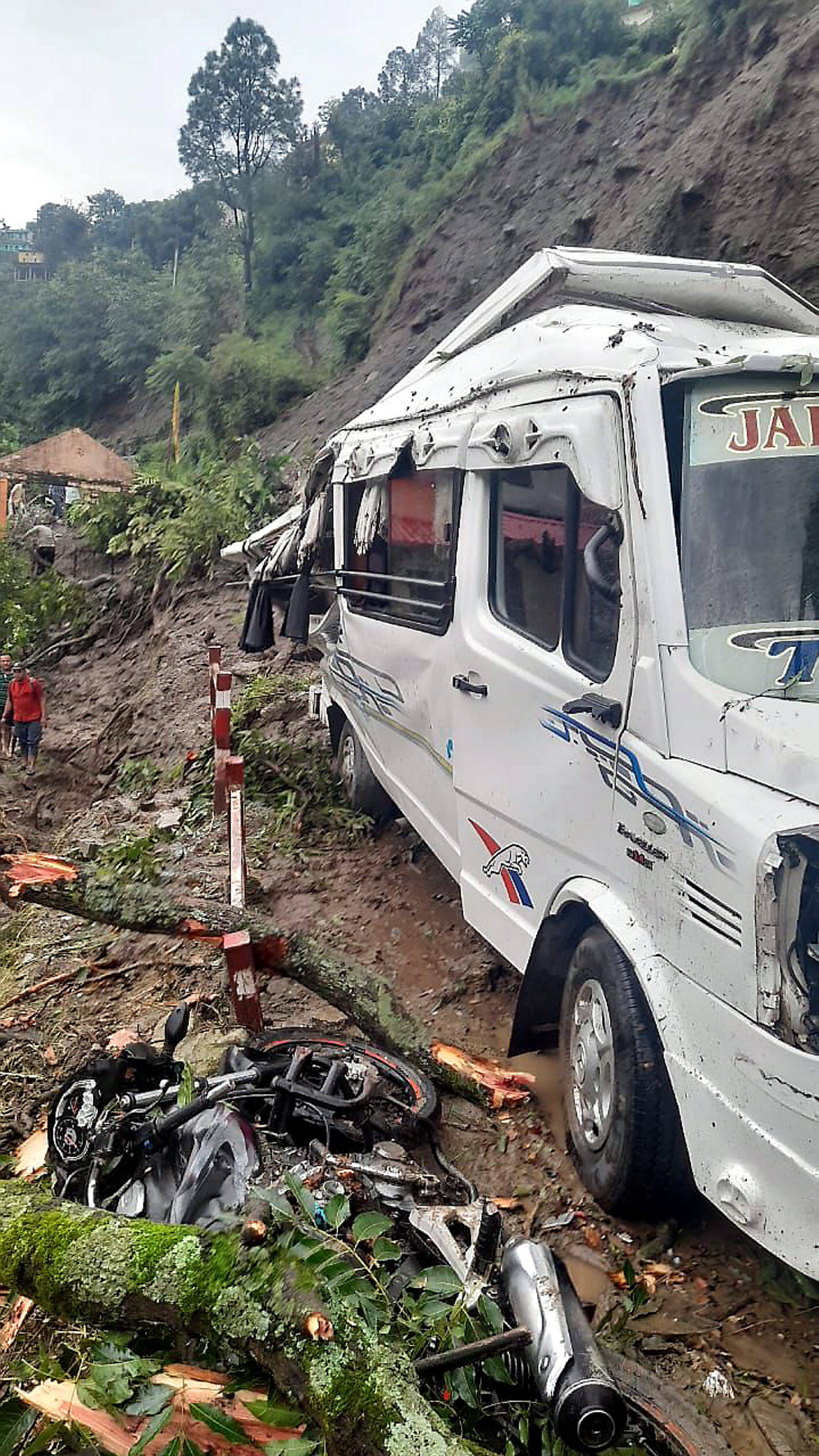 Devastation at a disaster-hit area due to heavy rainfall at Tharali in Chamoli district, Uttarakhand, on Friday, (PTI) Devastation at a disaster-hit area due to heavy rainfall at Tharali in Chamoli district, Uttarakhand, on Friday, (PTI)