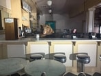 The bear, nicknamed Fuzzy, entered the Ice Cream Shop at Camp Richardson around 4 a.m. Sunday The bear, nicknamed Fuzzy, entered the Ice Cream Shop at Camp Richardson around 4 a.m. Sunday