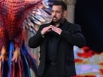 Bollywood actor Salman Khan at the premiere of the new season of the Indian reality show Bigg Boss.(AFP)