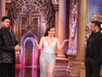 Bigg Boss 19 grand premiere highlights: Gaurav Khanna and Natalia Janoszek with host Salman Khan.