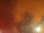 Massive fire reported in Oakland, California. Massive fire reported in Oakland, California.