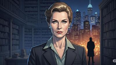 A rendition of Stella Rimington, former first lady of British Intelligence. A rendition of Stella Rimington, former first lady of British Intelligence.