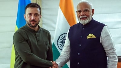 In August 2024, PM Modi visited Ukraine and offered to help bring peace to Ukraine “as a friend.” (ANI file) In August 2024, PM Modi visited Ukraine and offered to help bring peace to Ukraine “as a friend.” (ANI file)