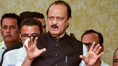 Maharashtra Deputy CM Ajit Pawar said some Opposition leaders were raising “non-issues” such as the cricket match. (PTI) Maharashtra Deputy CM Ajit Pawar said some Opposition leaders were raising “non-issues” such as the cricket match. (PTI)