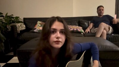 Aneet Padda mesmerises fans with her singing as she jams with her father. Aneet Padda mesmerises fans with her singing as she jams with her father.