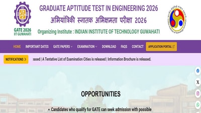 GATE 2026 registration begins tomorrow at gate2026.iitg.ac.in, check important dates here GATE 2026 registration begins tomorrow at gate2026.iitg.ac.in, check important dates here