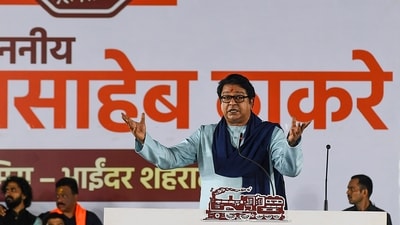 Maharashtra Navnirman Sena (MNS) chief Raj Thackeray warned his party's local office bearers to carefully scrutinise the voter list ahead of the upcoming civic body polls. (PTI/ File) Maharashtra Navnirman Sena (MNS) chief Raj Thackeray warned his party's local office bearers to carefully scrutinise the voter list ahead of the upcoming civic body polls. (PTI/ File)