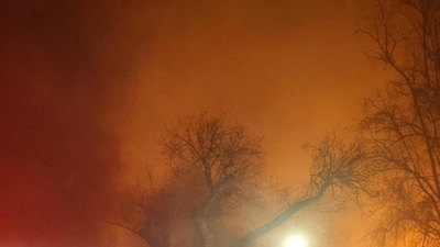 Massive fire reported in Oakland, California. (Representational image/ Getty Images via AFP) Massive fire reported in Oakland, California. (Representational image/ Getty Images via AFP)