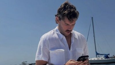 Christopher Schwarzenegger showcased his weight loss on a family vacation. (Instagram/@katherineschwarzenegger) Christopher Schwarzenegger showcased his weight loss on a family vacation. (Instagram/@katherineschwarzenegger)