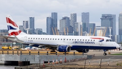 The British Airways flight was going to London City airport from Florence. (Bloomberg) The British Airways flight was going to London City airport from Florence. (Bloomberg)