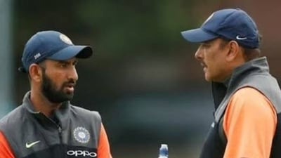 Cheteshwar Pujara retired from all forms of Indian cricket on Sunday. (Ravi Shastri - X) Cheteshwar Pujara retired from all forms of Indian cricket on Sunday. (Ravi Shastri - X)