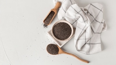 Chia seeds help with bowel movements. (Shutterstock) Chia seeds help with bowel movements. (Shutterstock)