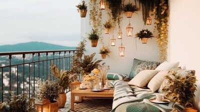 A lush retreat blending plant decor and cosy seating (Photo: Instagram / greennvieww) A lush retreat blending plant decor and cosy seating (Photo: Instagram / greennvieww)