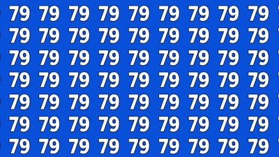 The viral optical illusion features a grid filled with the number 79, making it challenging to spot the lone 76 hidden within. The viral optical illusion features a grid filled with the number 79, making it challenging to spot the lone 76 hidden within.