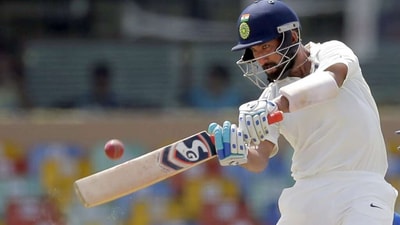 Third Indian player to bat on all 5 days of a Test, vs SL in Kolkata 2017Yes, this was a match that was affected by rain which helped him achieve this feat, but it is still remarkable that Pujara managed to become only the third Indian batter to face up on all five days of a single Test match. His first innings 52 lasted the first three days, and proved to be key in tricky overcast conditions on each of them. (AP) Third Indian player to bat on all 5 days of a Test, vs SL in Kolkata 2017Yes, this was a match that was affected by rain which helped him achieve this feat, but it is still remarkable that Pujara managed to become only the third Indian batter to face up on all five days of a single Test match. His first innings 52 lasted the first three days, and proved to be key in tricky overcast conditions on each of them. (AP)
