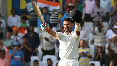 Most First Class runs in a season by an Indian batters, 2016/172017 was the year of Pujara, the man at peak strength and performing at the highest level, which coincided with Kohli’s India at their best. Including domestic matches, Pujara hammered more than 2000 runs across the 2016-17 season, and 1316 runs in 13 home matches that season. At the time, only Ricky Ponting had ever scored more in a single home Test season. (BCCI) Most First Class runs in a season by an Indian batters, 2016/172017 was the year of Pujara, the man at peak strength and performing at the highest level, which coincided with Kohli’s India at their best. Including domestic matches, Pujara hammered more than 2000 runs across the 2016-17 season, and 1316 runs in 13 home matches that season. At the time, only Ricky Ponting had ever scored more in a single home Test season. (BCCI)