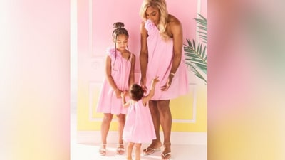 Serena Williams with her daughters. (Instagram/olympiaohanian) Serena Williams with her daughters. (Instagram/olympiaohanian)