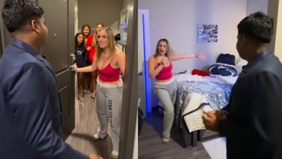 An Indian man’s light-hearted apartment tour at Penn State University went viral. (Instagram/shamakinusa) An Indian man’s light-hearted apartment tour at Penn State University went viral. (Instagram/shamakinusa)