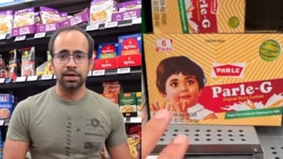 An Indian man captured Indian products at Walmart in Dallas. (Instagram/ouramericandream.vlogs) An Indian man captured Indian products at Walmart in Dallas. (Instagram/ouramericandream.vlogs)
