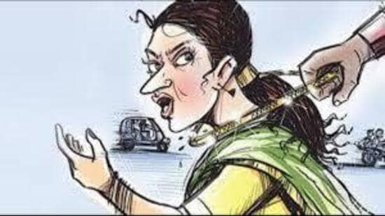Based on her complaint, the police have registered a case under sections 304(2) and 3(5) of the Bharatiya Nyaya Sanhita (BNS) at Police Station-36 against two unidentified motorcycle-borne assailants. (HT Photo for representation)