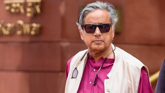 In a post on X, Tharoor stated that the alleged charges against Ranil Wickramasinghe "seem trivial" and expressed concern about the health of the former Sri Lankan President (PTI File)