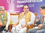 (From left) Amit Bhatt, ICCT’s managing director for India, Delhi transport minister Pankaj Kumar Singh, and Audun Garberg, vice director and head of the climate department, Oslo. (HT Photo)