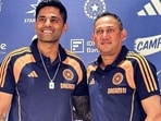 India's T20I captain Suryakumar Yadav with chief selector Ajit Agarkar. He will lead the team in the T20 Asia Cup to be played in the UAE from September 9. (ANI) India's T20I captain Suryakumar Yadav with chief selector Ajit Agarkar. He will lead the team in the T20 Asia Cup to be played in the UAE from September 9. (ANI)