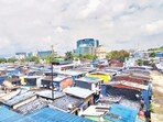 Navi Mumbai, India - Sept. 21, 2023:Biometric survey for SRA scheme begins in Navi Mumbai slums at Chinchpada in Navi Mumbai, India, on Thursday, September 21, 2023. (Photo by Bachchan Kumar/ HT PHOTO) (HT PHOTO)