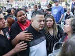 Kilmar Abrego Garcia and his wife Jennifer Vasquez Sura enter a U.S. Immigration and Customs Enforcement (ICE) field office on August 25, 2025 in Baltimore, Maryland. Kilmar Abrego Garcia and his wife Jennifer Vasquez Sura enter a U.S. Immigration and Customs Enforcement (ICE) field office on August 25, 2025 in Baltimore, Maryland.