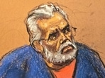 Ismael "El Mayo" Zambada, the alleged Sinaloa cartel co-founder facing US drug trafficking charges, allocutes to US District Judge Brian Cogan at federal court in New York City. 