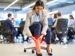 Doctor cautions against the long-term side effects of desk jobs on joints. Doctor cautions against the long-term side effects of desk jobs on joints.