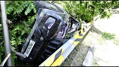 A 24--year-old had died after the SUV he was travelling in overturned on the stretch after the driver failed to navigate the S-curve near Sohana gurdwara on Airport Road on August 22.