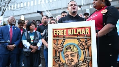 After spending more than five months in incarceration, including time in a severe mega-prison in his native El Salvador, 30-year-old Abrego was freed from criminal custody in Tennessee on Friday and brought back to his family home in Maryland. (Bloomberg)