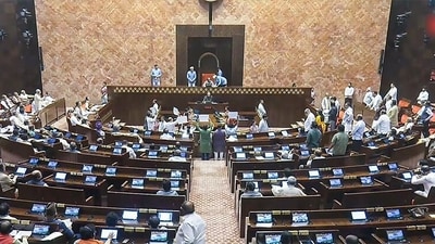 Vice-Presidential polls are on September 9, with INDIA bloc’s pick Sudarshan Reddy facing NDA’s CP Radhakrishnan in a direct contest. (Sansad TV) Vice-Presidential polls are on September 9, with INDIA bloc’s pick Sudarshan Reddy facing NDA’s CP Radhakrishnan in a direct contest. (Sansad TV)