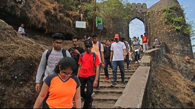 After intensive five-day search, the 24-year-old youth reported missing from Sinhagad Fort (in pic) last week was found at Tanaji Cliff area on Sunday evening, officials said. (HT FILE) After intensive five-day search, the 24-year-old youth reported missing from Sinhagad Fort (in pic) last week was found at Tanaji Cliff area on Sunday evening, officials said. (HT FILE)