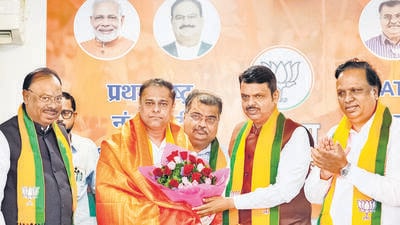 AmeetSatam’s appointment was announced on Monday, after the BJP’s state unit got the nod from the central leadership. AmeetSatam’s appointment was announced on Monday, after the BJP’s state unit got the nod from the central leadership.