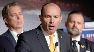 Sen. Mike Lee has suggested that the US stop H1B visas to foreign workers. (AP Photo/Mariam Zuhaib) (AP) Sen. Mike Lee has suggested that the US stop H1B visas to foreign workers. (AP Photo/Mariam Zuhaib) (AP)