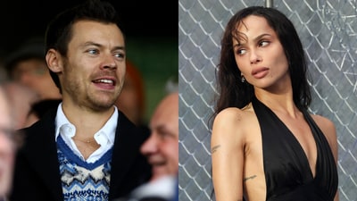 Harry Styles and Zoe Kravitz. (File Photos)