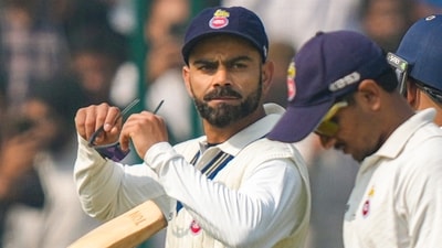 Virat Kohli played Ranji Trophy match against Railways earlier this year. (PTI) Virat Kohli played Ranji Trophy match against Railways earlier this year. (PTI)