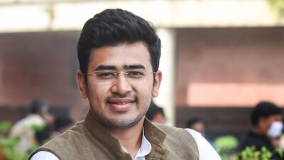 BJP MP Tejasvi Surya. (PTI Photo) BJP MP Tejasvi Surya. (PTI Photo)