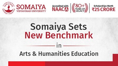 Somaiya Vidyavihar University redefines arts and humanities with pioneering programs in art history, visual studies, criticism, and liberal arts Somaiya Vidyavihar University redefines arts and humanities with pioneering programs in art history, visual studies, criticism, and liberal arts