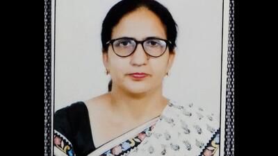 Sunita Dhull, a post-graduate teacher (Geography) from PM Shri Government Senior Secondary School . (HT Photo)
